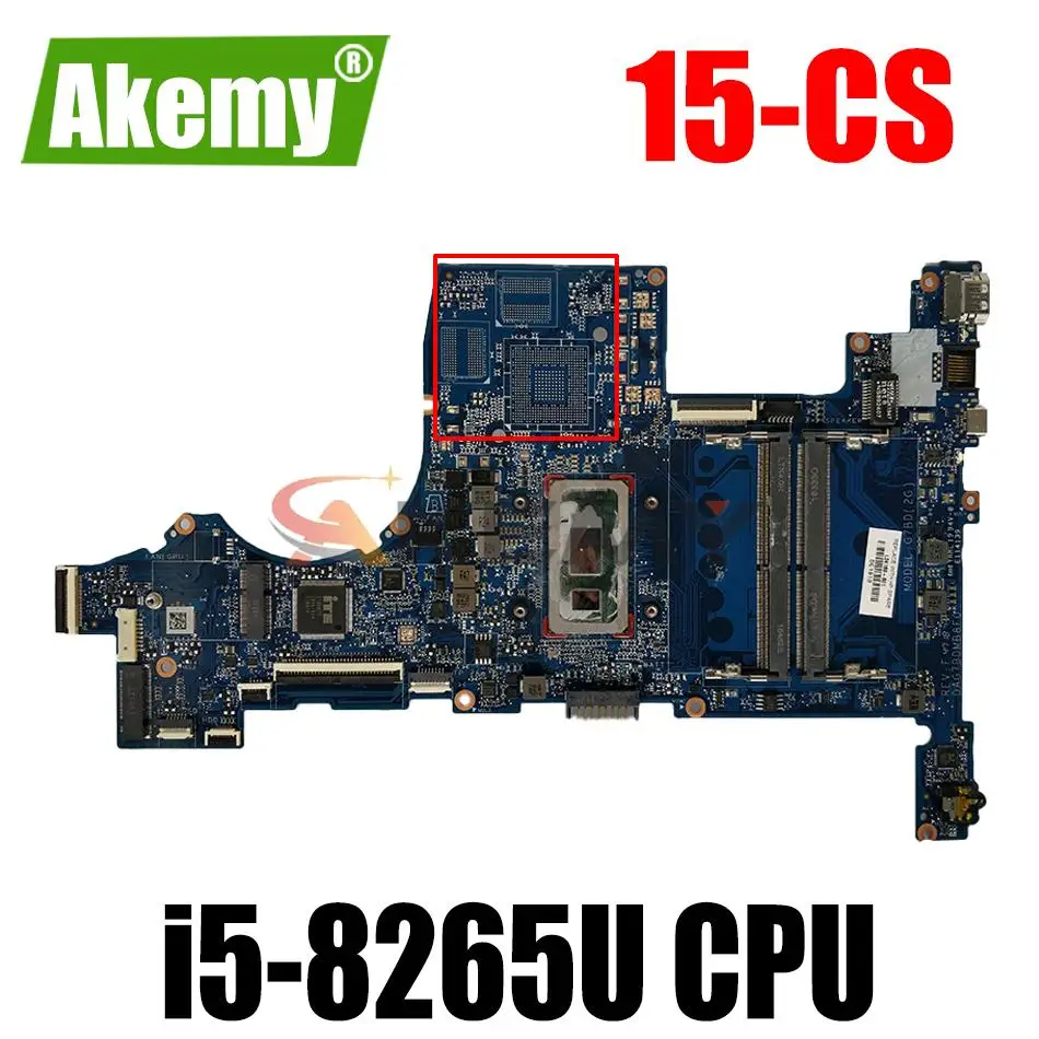

L34169-601, DAG7BDMB8F0, оригинальная материнская плата для HP Pavilion 15-CS 15T-CS200 TPN-Q208, материнская плата для ноутбука с процессором i5-8265U
