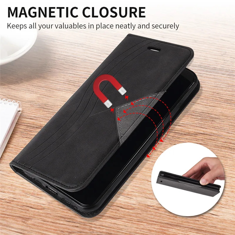 magnetic leather case for xiaomi poco x3 nfc m3 mi 11 10 9t 10t pro redmi 9t 9 8 8a 7a note 9t 9s 9 8 pro 8t 7 k20 case cover free global shipping