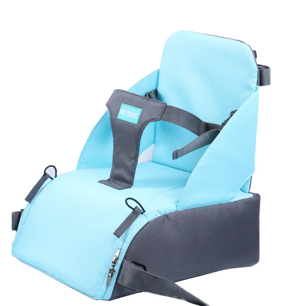 Портативное детское стульчик для кормления сумка для матери и ребенка, увеличенная с водонепроницаемой подушкой-подъемником и слоем для хранения.