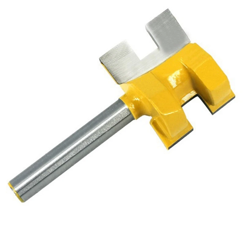 

Retail 2Pc 6mm Shank Carving Cutter Wood Cutters Square Tooth T-Slot Tenon Milling Cutter Router Bits for Wood Tool Woodworking