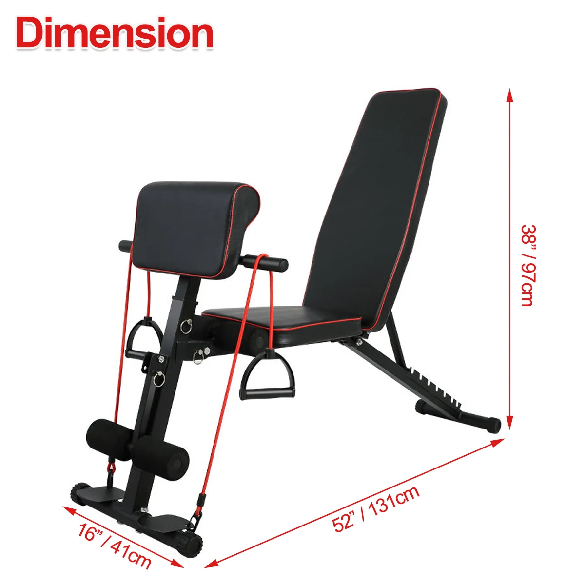

NEW Household Fitness Workout Gym Exercise Training Equipment Indoor Fitness Foldable Fitness Stool Dumbbell Bench Sit Up Stool