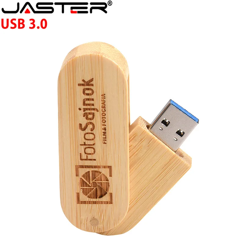 Корабль USB 3 0 с логотипом на заказ Деревянный вращающийся usb + коробка флеш