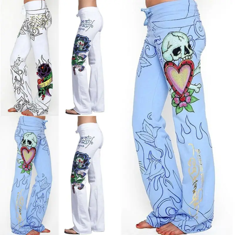 

Sexy Women Casual Floral Printed Sexy Ladies Wide Leg Pants Plus Size S-5XL Beach Suit Beachwear Swimsuit
