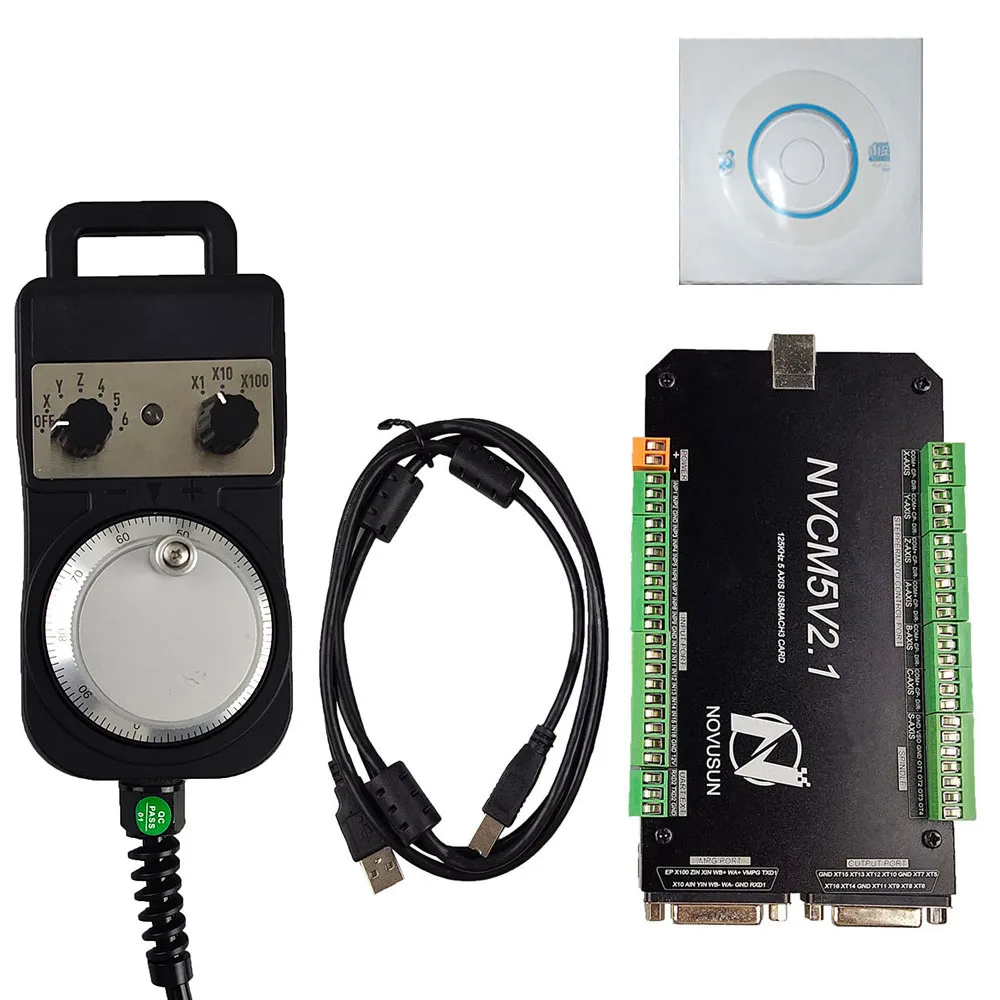 NVCM cnc kit controller MACH3 USB interface board for stepper motor brand new 3-axis 4-axis 5-axis 6-axis electronic handwheel |