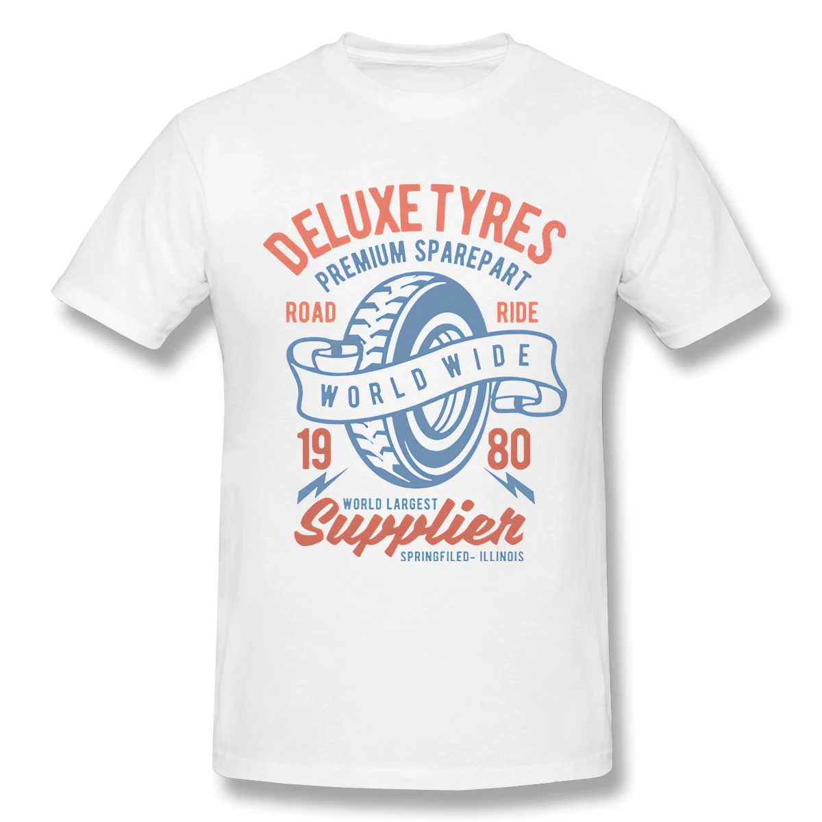 

Deluxe Tyres Tshirt Man T Shirt Casual Four Seasons Tees Mens Clothing