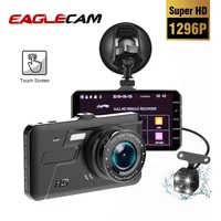 4 touch screen dash cam dual lens dvrs mini car dvr t681 fhd 1080p backup rear view registrator video recorder night version