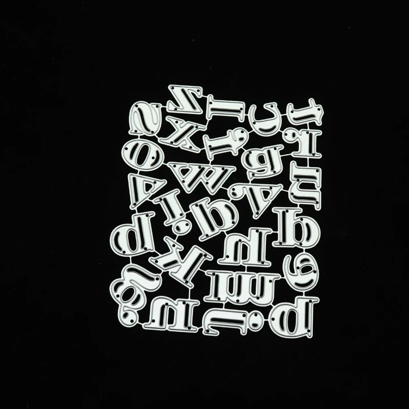 

JC Metal Cutting Dies English Alphabet Words for Scrapbooking Die Cut Card Make Shape Stencil Craft Mold Model Decor Template