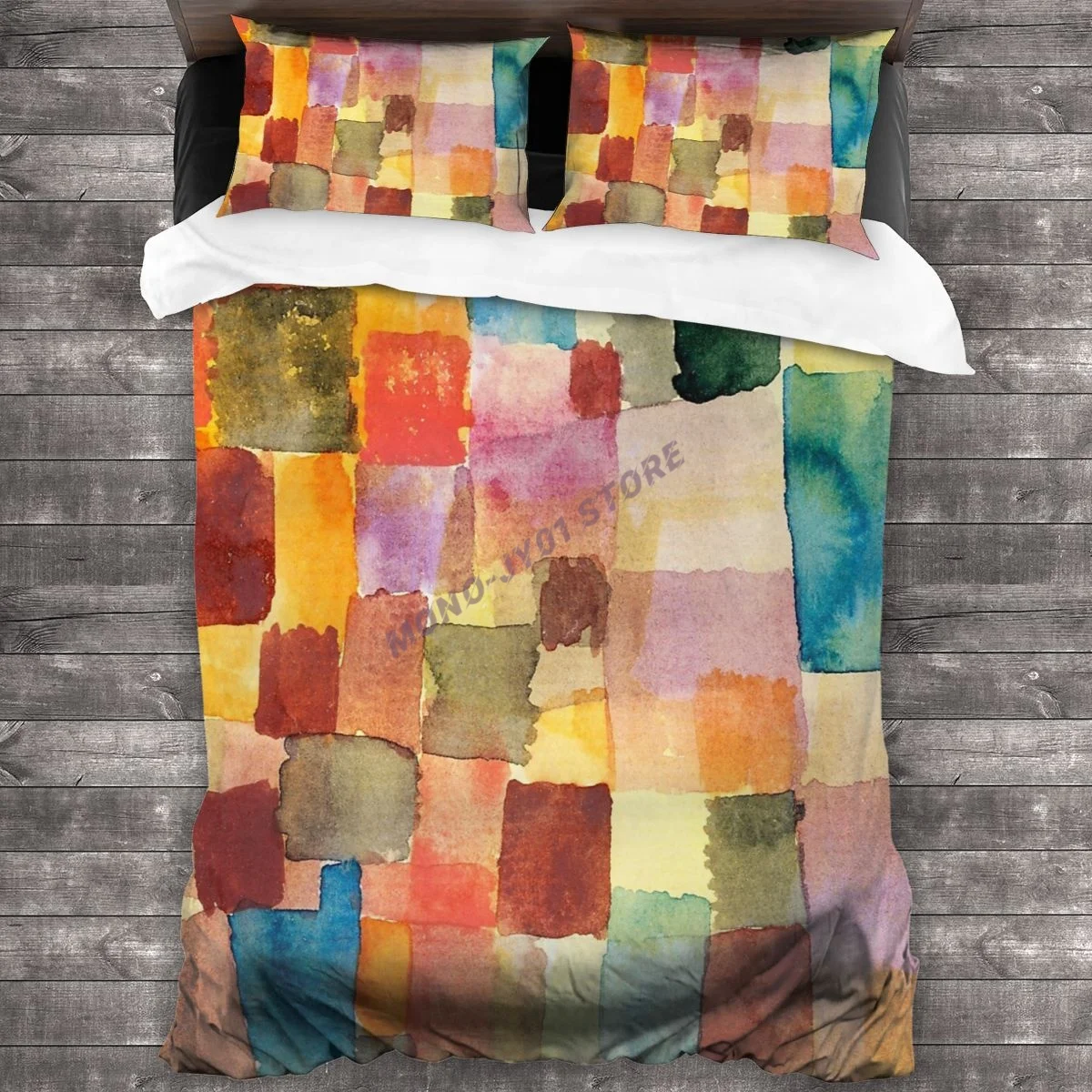 

Abstract Art Untitled (1914) By Paul Klee Bedding Set Duvet Cover Pillowcases Comforter Bedding Sets Bedclothes