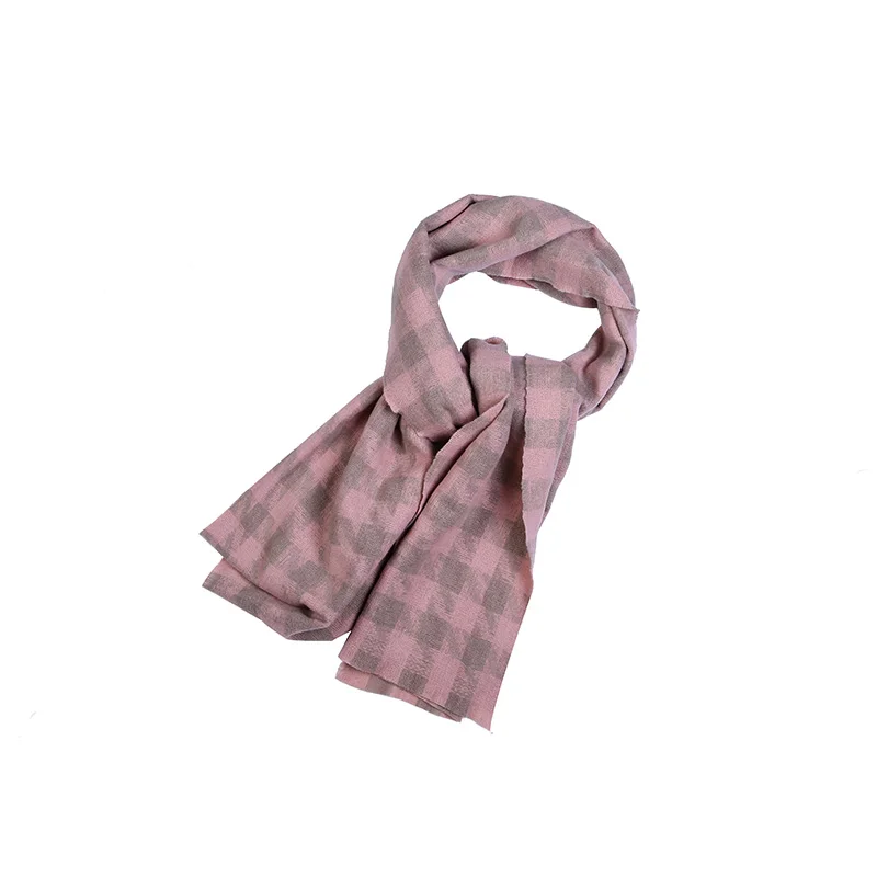 Женский шарф в клетку FS длинный кашемировый британском стиле зимний 2019 |