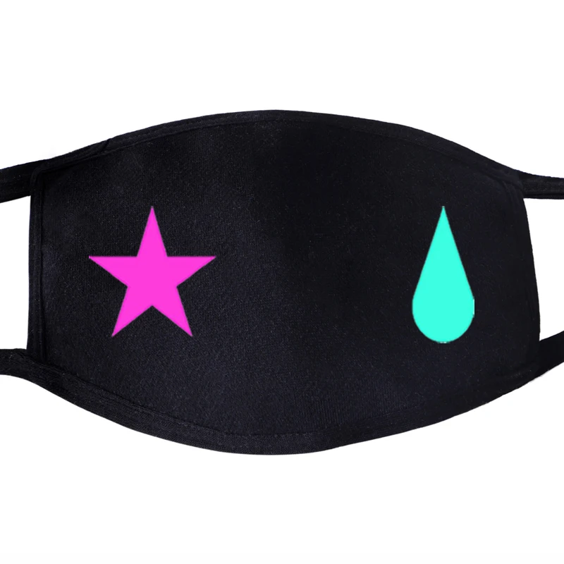 

Hxh Hisoka Mouth Mask With Design Japanese Anime Harajuku Half Anti Dust Facemask Cover Dust Face Masks Men Women