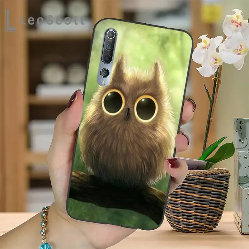 

Cute Owl Hearts Lover Phone Case For Xiaomi mi Redmi note 7 8t 9 9t 9s 8 10 10t 11 pro lite K20 max 3