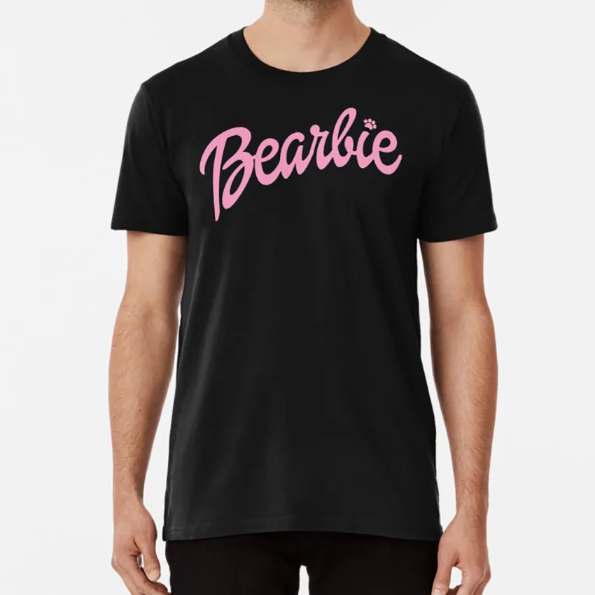 Футболка Bearbie (розовая) гей медведь|Мужские футболки| |