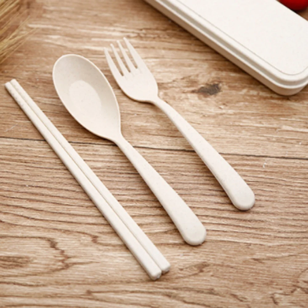 3 шт./компл. портативный чехол для вилки ложки столовых приборов канцелярская