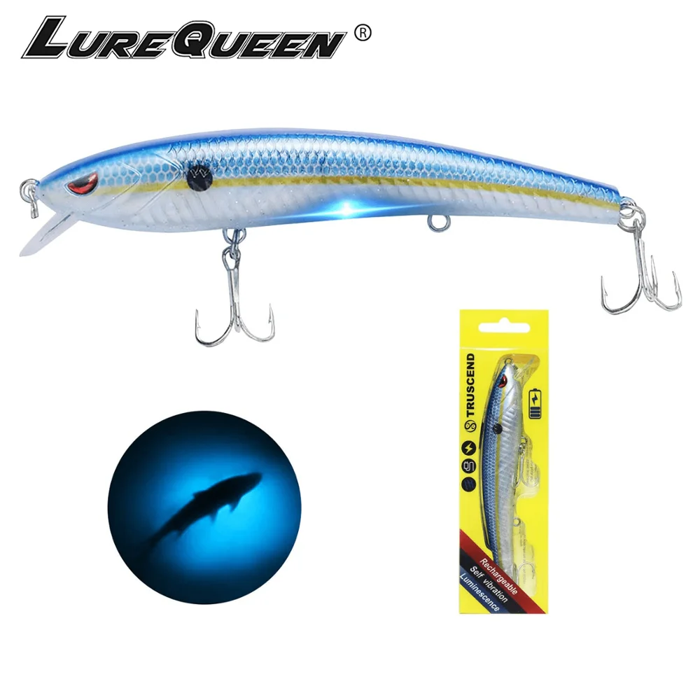 Электрическая рыболовная приманка-робот светодиодный фонарь с зарядкой от USB 5