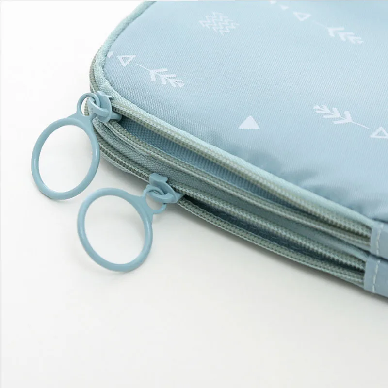 Women Men Travel Passport Cover Wallet Waterproof Zipper ID Card Charger Data Cable Banknotes Cosmetics Document Holder Bags | Багаж и