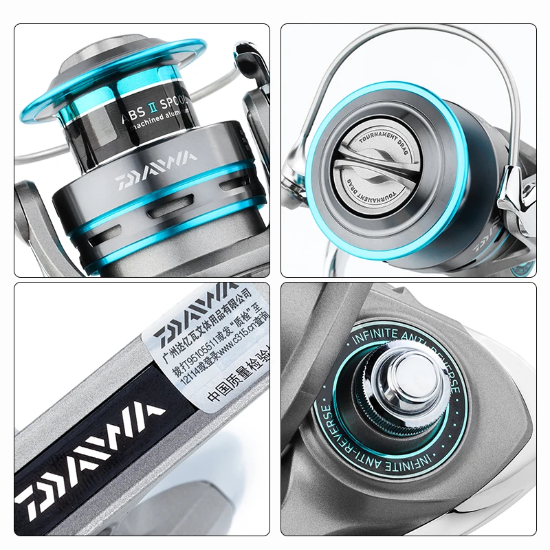 DAIWA PROCASTER A Fishing spinning reel Metal Double Spool Folding Handle 6+1BB Saltwater Professional No Gap Left/Right Hand | Спорт и