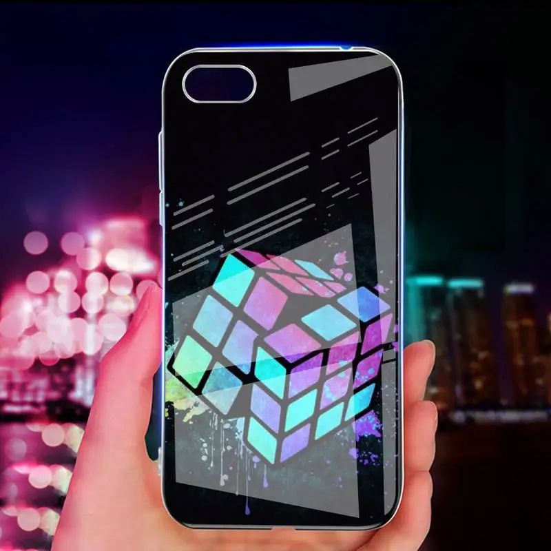 

Rubik's Cube Game Phone Case Transparent Case For Redmi 5plus 7 8 9 A K20 Note5 7 8 T 9 10 Pro