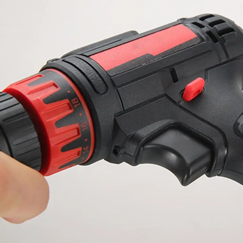 12V аккумуляторная Перезаряжаемые электрическая отвертка 18-шестерни кручения Регулирование безопасности Мини ручная дрель Мощность драйвер инструмент