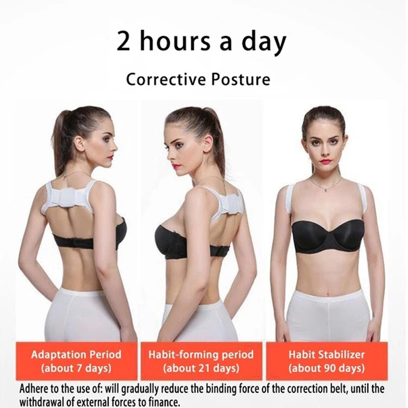 Back Posture Corrector Clavicle Support Correction Straight Shoulders Brace Strap with Velcro for Adult Chilren | Красота и здоровье