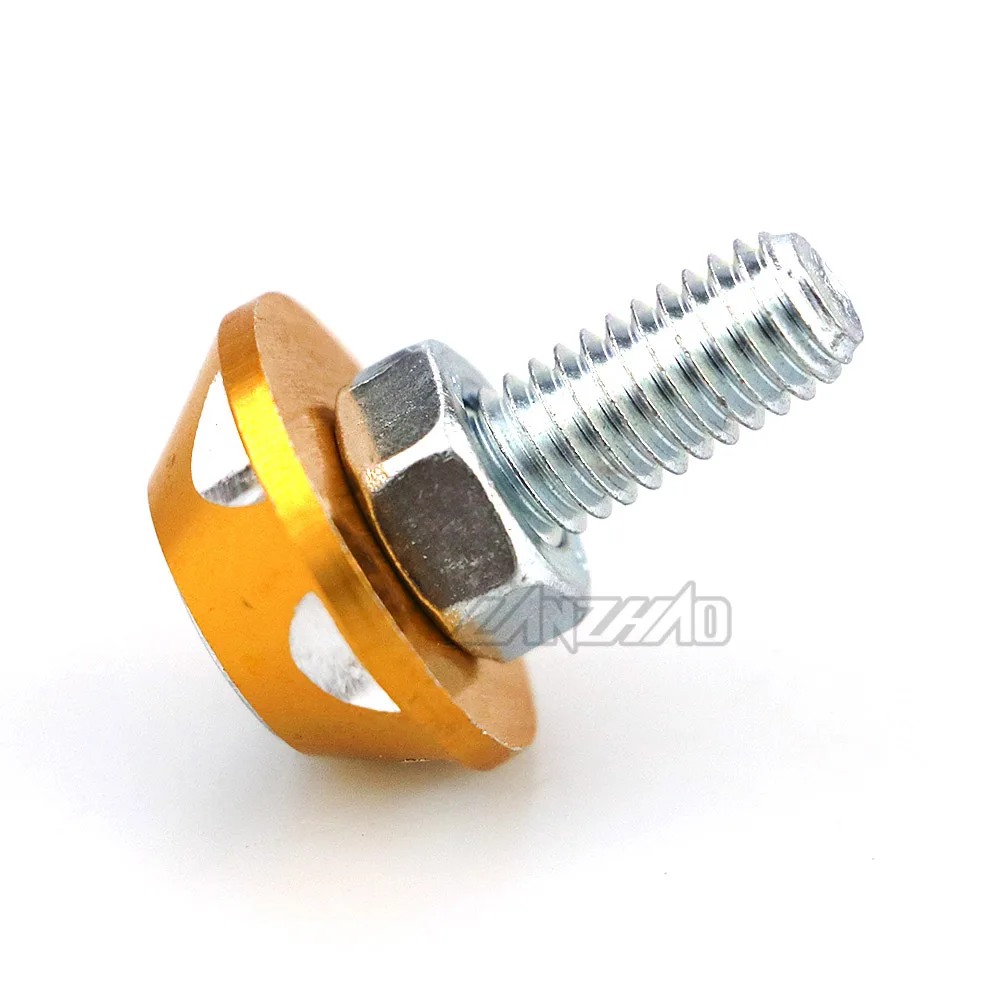 Винты M6 из алюминиевого сплава для мотоцикла держатель номерного знака болты