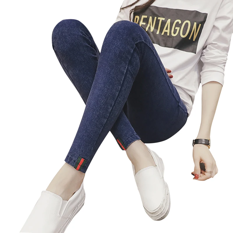 Одежда для беременных женщин 2021 весенние ковбойские брюки эластичная сила