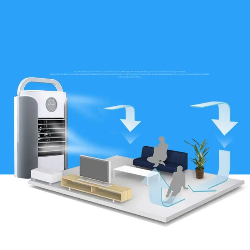 Air Conditioner Cooler Humidifier Purifier Portable For Home Room Office 3 Speeds Desktop Quiet Cooling Fan Cond | Бытовая техника