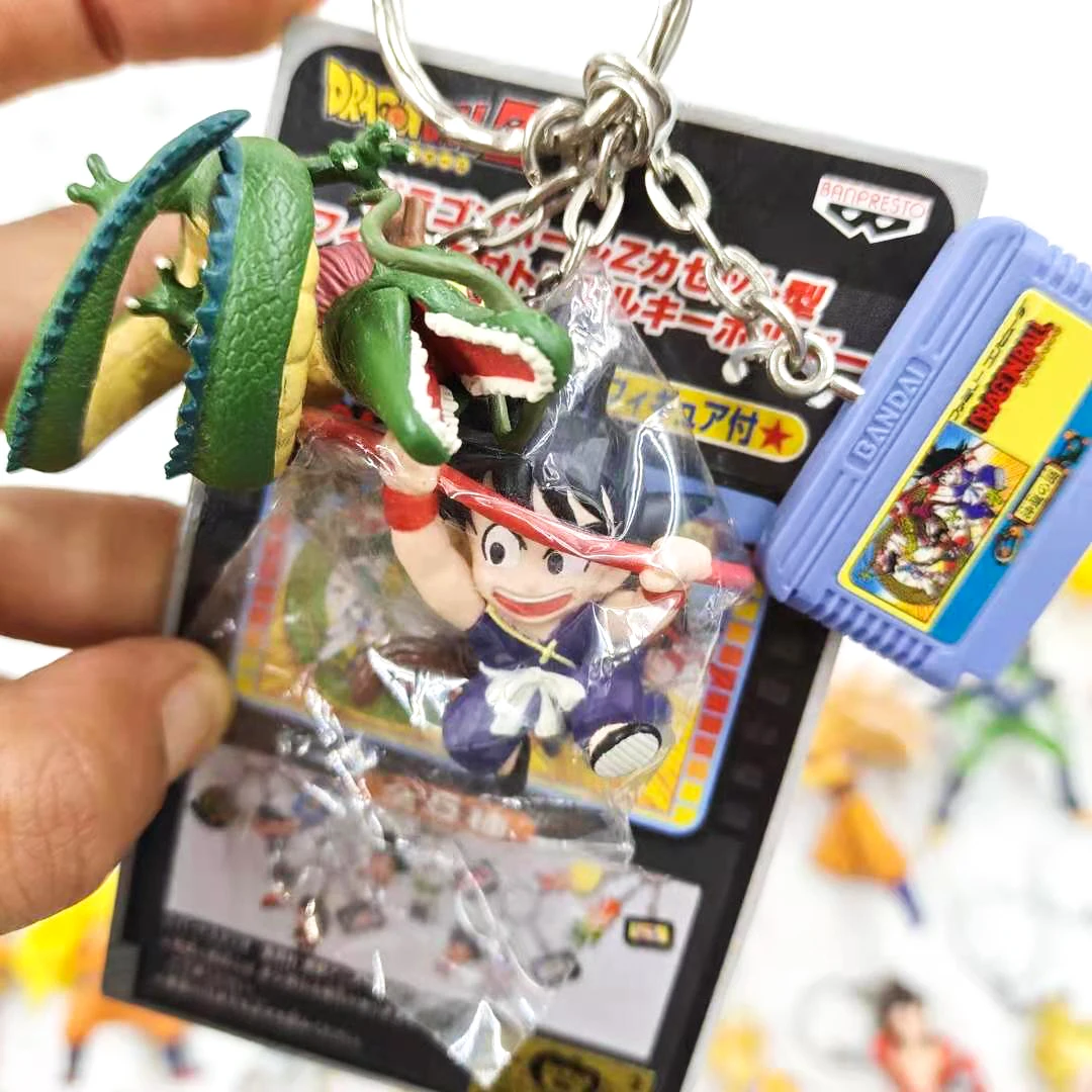 Bandai натуральная Драконий жемчуг цепочка для ключей экшн Фриза Вегета VS Zarbon кулак