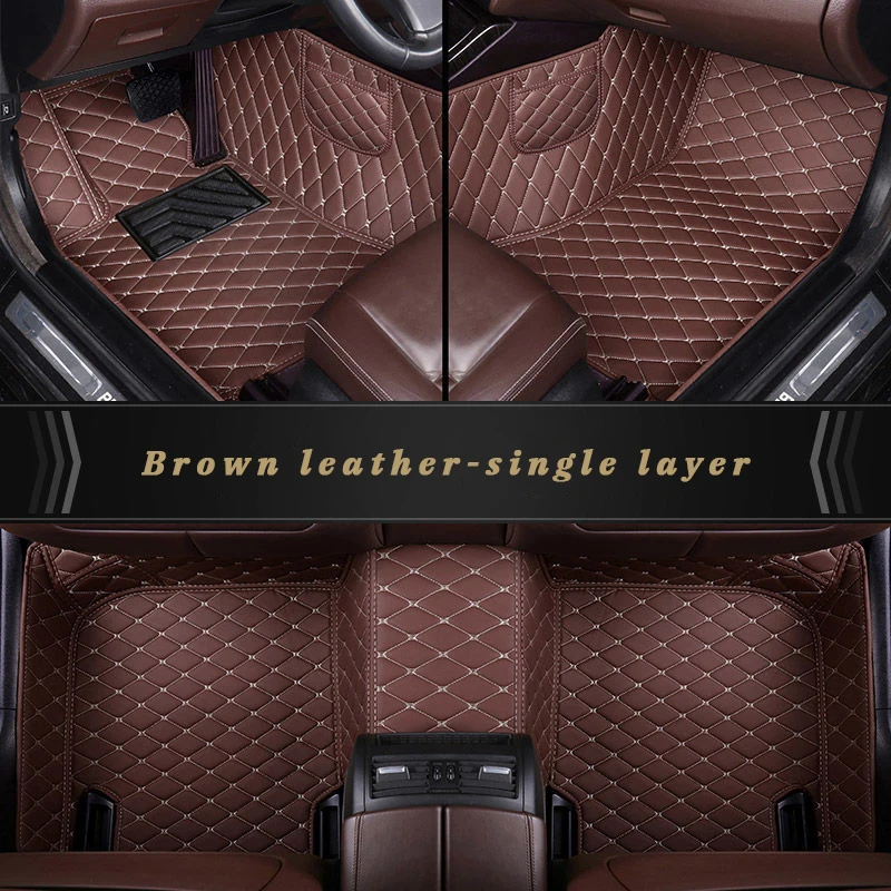 

Black car floor mat For alfa romeo 147 giulietta stelvio mito 156 rugs carpets accessories