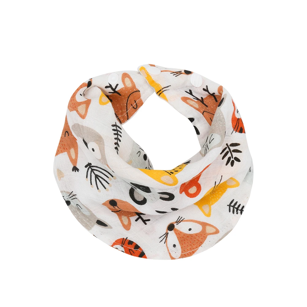 

Rainbow&Iris 5pcs/Set Baby Bibs Cotton Soft Feeding Towel Bandanas For Children
