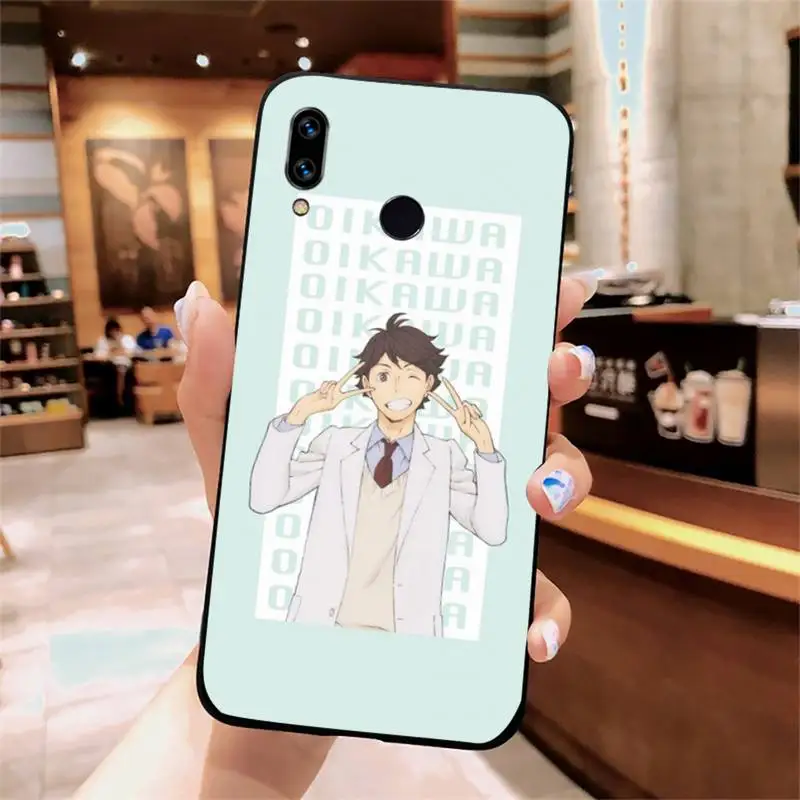 

Krajews Oikawa Tooru Haikyuu anime Phone Case For Xiaomi Redmi note 4 4X 8T 9 9s 10 K20 K30 cc9 9t pro lite max