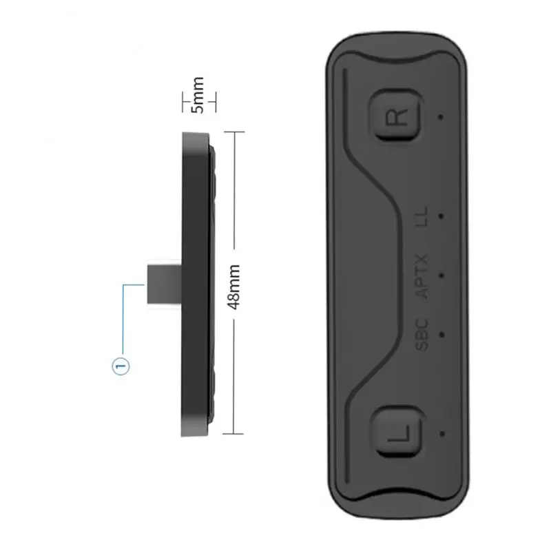 

Type-c Bluetooth-compatible Transmitter CSR One With Two Bluetooth-compatible Adapter For PS4 Computer TV For Switch Transmitter