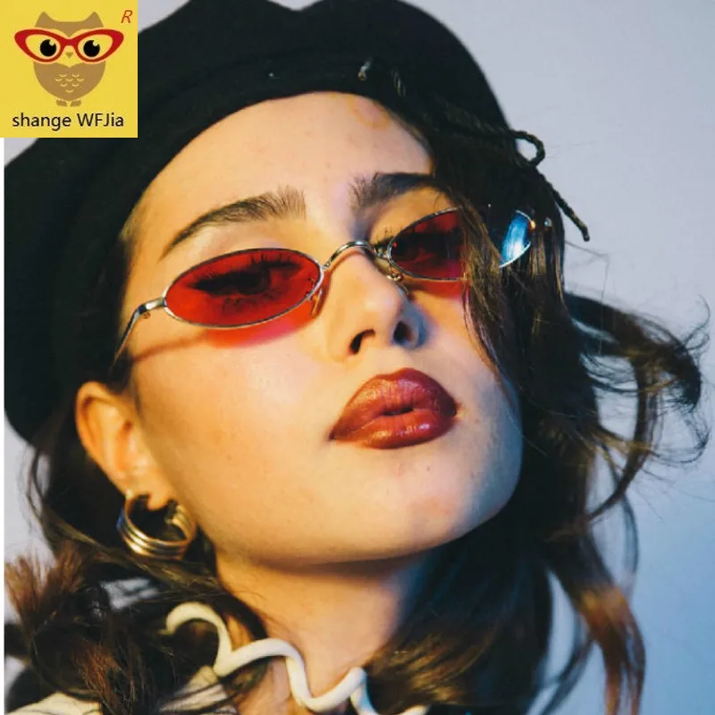 Маленькие овальные мужские солнцезащитные очки в стиле стимпанк 2019 ретро бренд