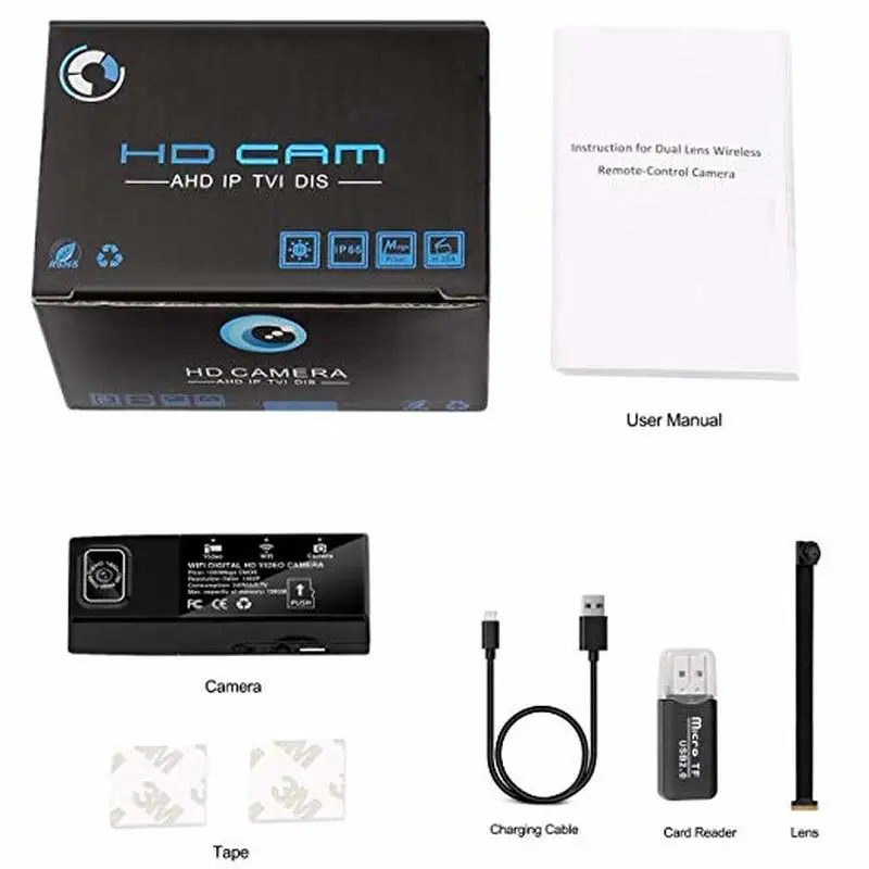 HD 1080P Portable WiFi IP Mini Camera P2P Video Recorder Support Remote View Wireless Micro webcam Camcorder | Электроника