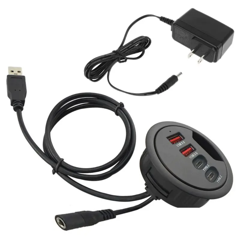 

Разветвитель на 4 порта USB 3,0 + Type C для ПК и ноутбука