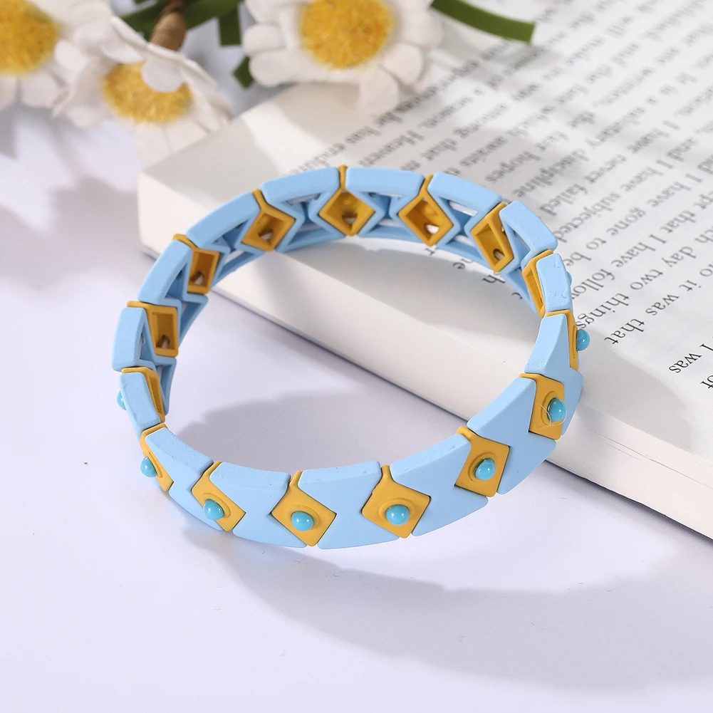 Рыбий крючок растягивающийся Любовь Эмаль Радуга цветной сплав металл Elstic