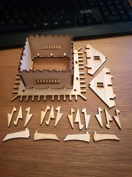 Доска деревянная сцена модель собрать DIY игра с 28 мм соотношением 1:56 для японских воюющих штатов дом строительства 16*16*20 см