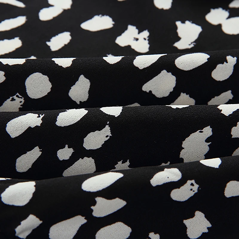 

Ruffled Neck Dot Printed Loose Shirts Women Butterfly Sleeve Sweet A-line White Blouse Casual Summer Kawaii Tops Blusas G1537