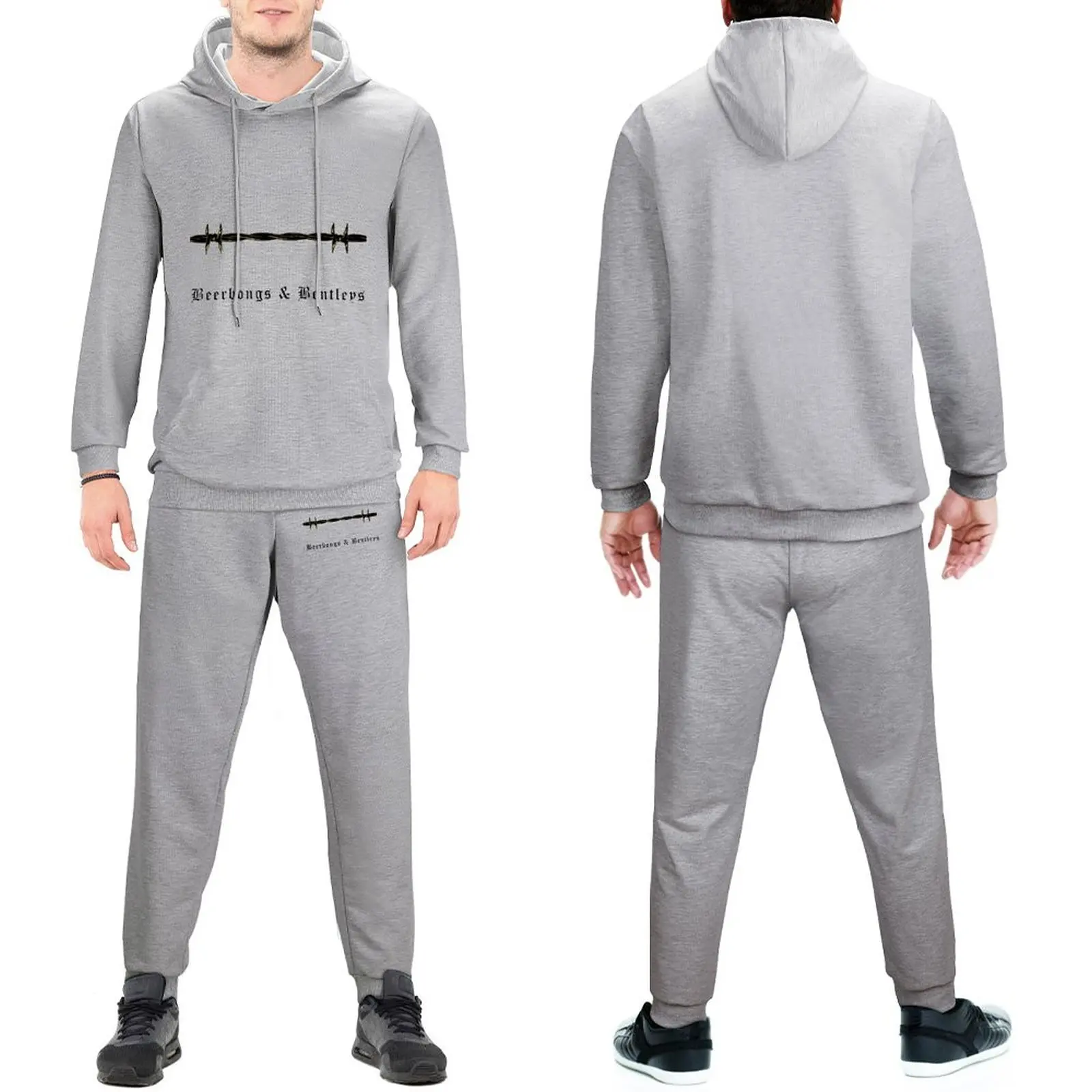 

Мужские спортивные костюмы Post Malone, стильные спортивные костюмы Beerbongs Bentleys, спортивные штаны и толстовка с капюшоном