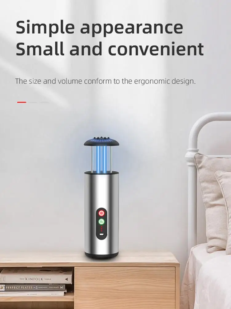 

Air Sterilization Filter Car Air Purifier Ultraviolet Sterilization Ozone Air Cleaner For Odor Smoke Dust Mold Removal 3.7V