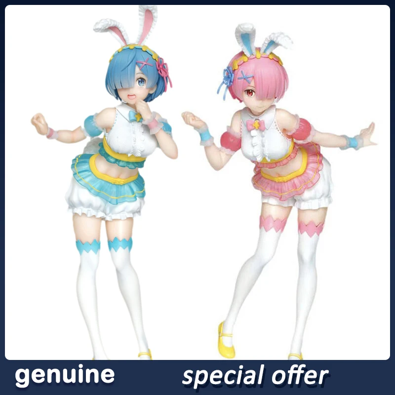 

Re Life Zero Rem Ram Bunny Girl, фигурка из аниме, модель, подлинная коллекционная фигурка