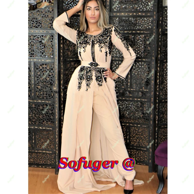 Светильник кремовое вечернее платье костюм марокканский кафтан со шлейфом