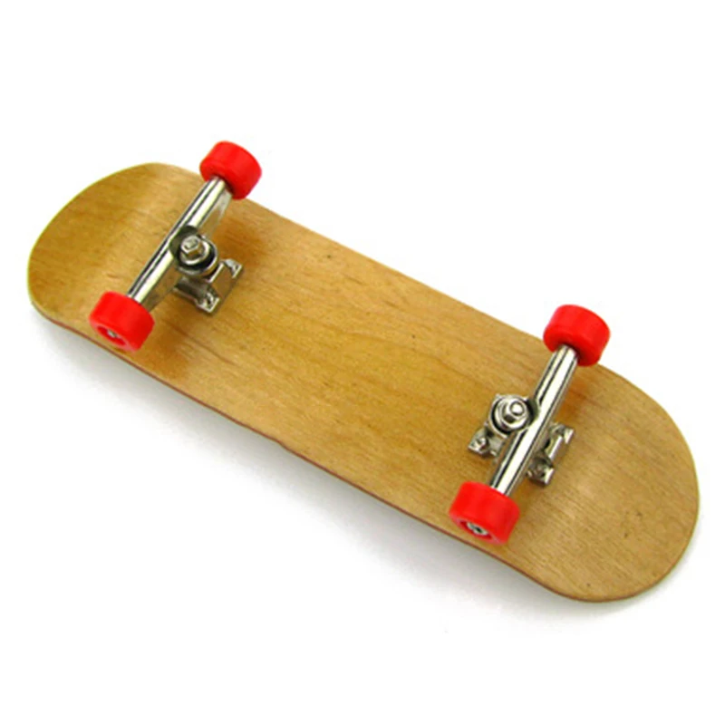 

1 Set Hout Professionele Toets Speelgoed Mini Vinger Skateboard Pu AntislipVinger Maple Skateboard Speelgoed Voor kinderen