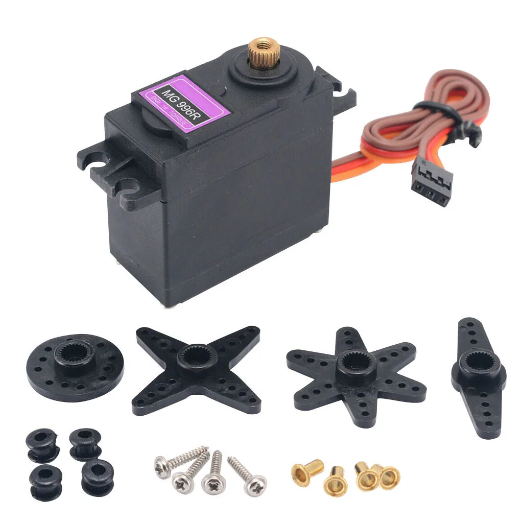 MG996R Set Gear Servo Motor Big Torque For RC Helicopter CarRobot Digital Metal Futaba JR Car High Quality | Игрушки и хобби