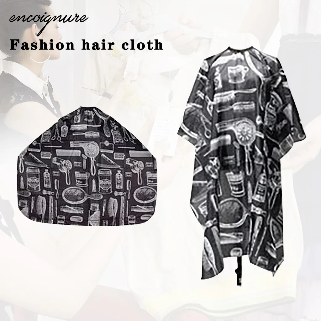 

Pattern Cut Hair Tarpaulin Salon Barber Dress Robe Shawl Hairdressing Shawl Haircut Cloth Barber Cape Tissu Coupe De Cheveux