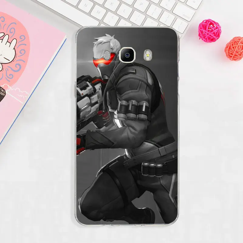 Солдат 76 Overwatchs герой OW мягкий чехол для телефона samsung Galaxy Note на возраст 2 3 4 5 8 9 10 A10