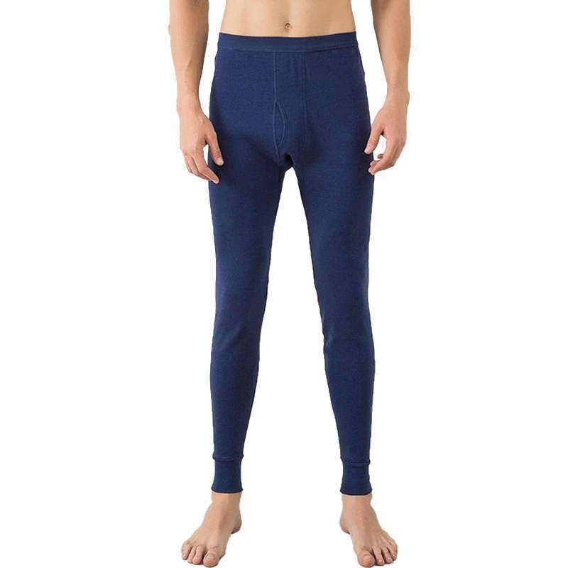 Зимние кальсоны дышащее нижнее белье штаны теплые мужские пижамы удобное