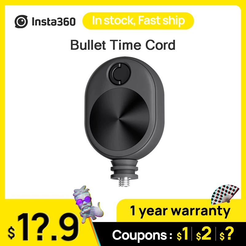 Insta360 Bullet Time Cord For One R/One X/One X2 Sport Action Camera Accessories for 10M Waterproof Insta 360 ONE | Электроника