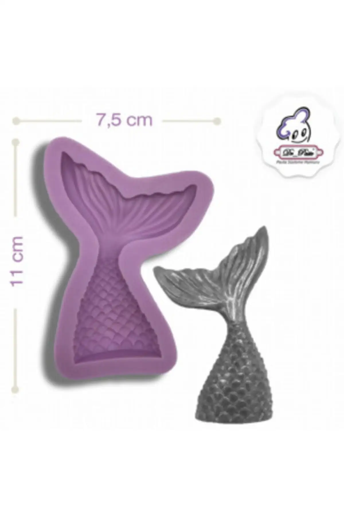 

Silicone Mold Mermaid Tail Medium