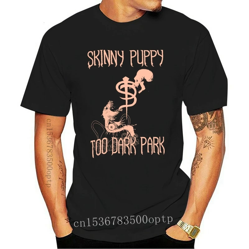 

New Vintage Skinny Puppy Too Dark Park Men T-shirt