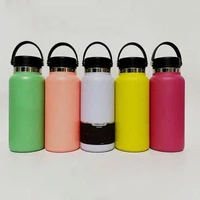 32oz40oz flask tumbler flask vacuum insulated flask stainless steel water bottle wide mouth outdoors sports bottle